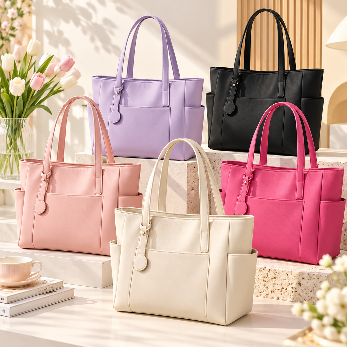 กระเป๋าถือทรงเรียบหรู Daily Tote
