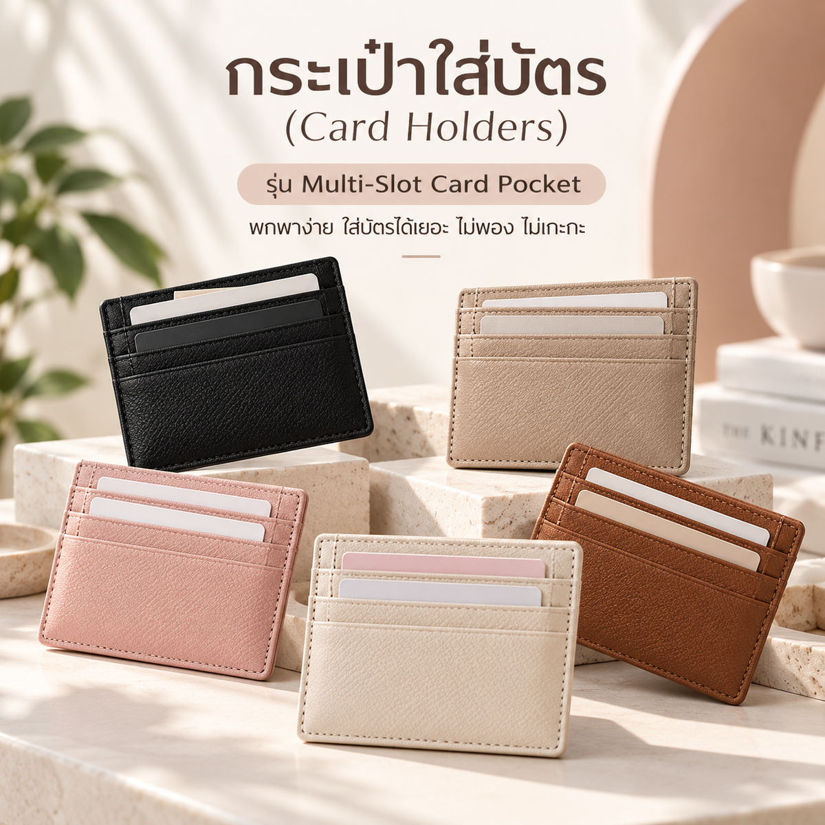 กระเป๋าใส่บัตร (Card Holders)